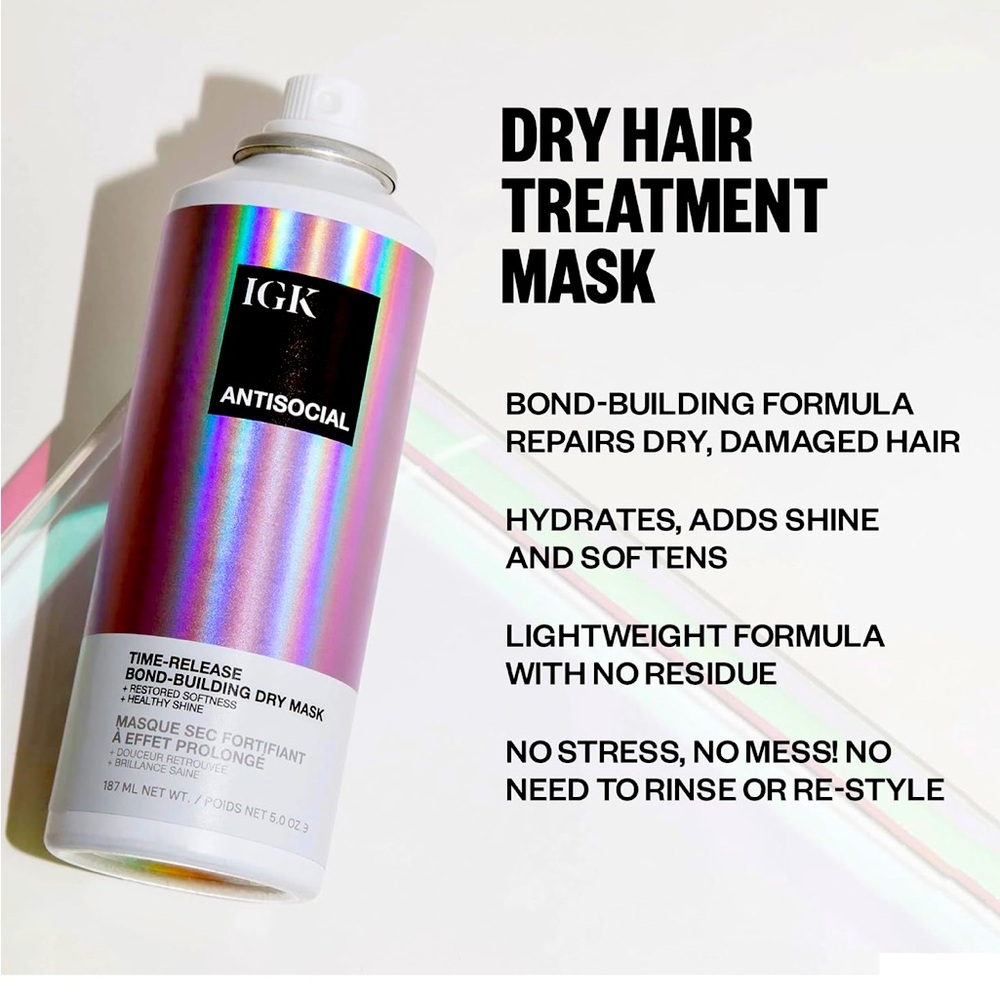 IGK Antisocial Bond-Building Hair Dry Mask
